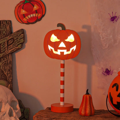 OutinBrew™ LED Halloween Wooden Light Pumpkin Ghost Skull Lamp