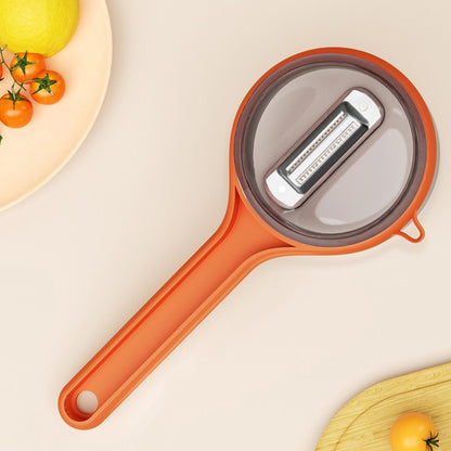 OutinBrew™ Manual Peeler – Vegetable & Fruit Cutter with Storage Box