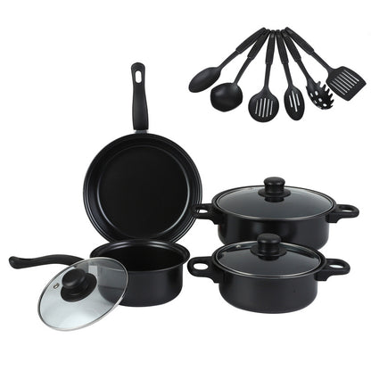 OutinBrew™ 13-Piece Non-Stick Cookware Set Premium Frying Pans.