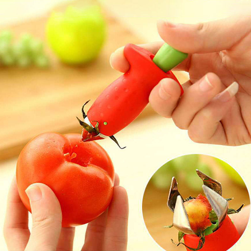 OutinBrew™ Strawberry Slicer | Stainless Steel Fruit & Melon Cutter