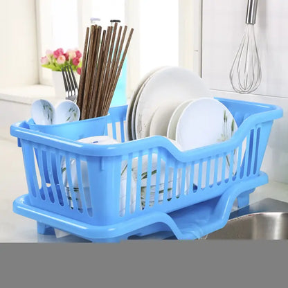 OutinBrew™ Drain Rack Plastic Kitchen Utensil Organizer & Drying Rack