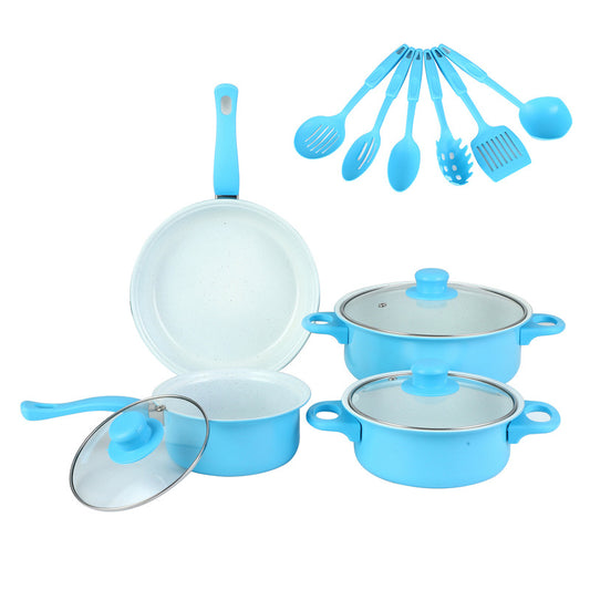 OutinBrew™ 13-Piece Non-Stick Cookware Set Premium Frying Pans.
