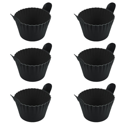 OutinBrew™ Silicone Air Fryer Liners & Baking Cups  Non-Stick Kitchen Tools