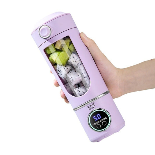 OutinBrew™ USB juicer cup blending fruit smoothie outdoors – portable rechargeable blender for travel and gym