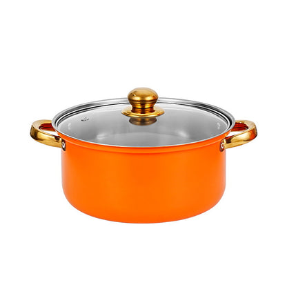 OutinBrew™ 12-Piece Non-Stick Stainless-Steel Soup Pot Set