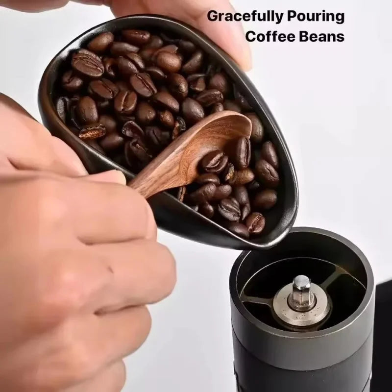 Ceramic dosing cup measuring tray kit for espresso and tea accessories