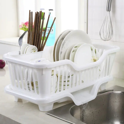 OutinBrew™ Drain Rack Plastic Kitchen Utensil Organizer & Drying Rack