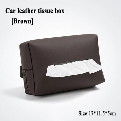 OutinBrew™ Car Tissue Box Sun Visor & Seat-Back Hanging Dispenser