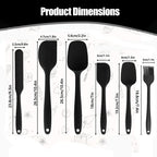 6-Piece Silicone Spatula Set