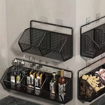 OutinBrew™ Wall-Mounted Kitchen Storage Basket