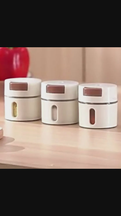 Magnetic Wall-Mounted Seasoning Set