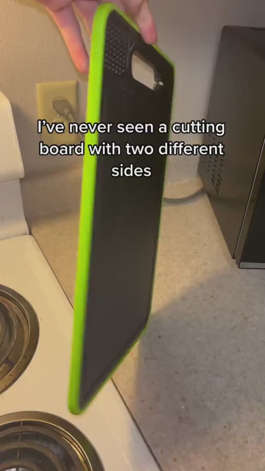 Defrosting Cutting Board - two sides, garlic grater and knife sharpener