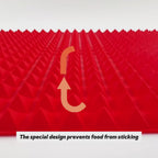 Tapis de cuisson en silicone antiadhésif en forme de pyramide